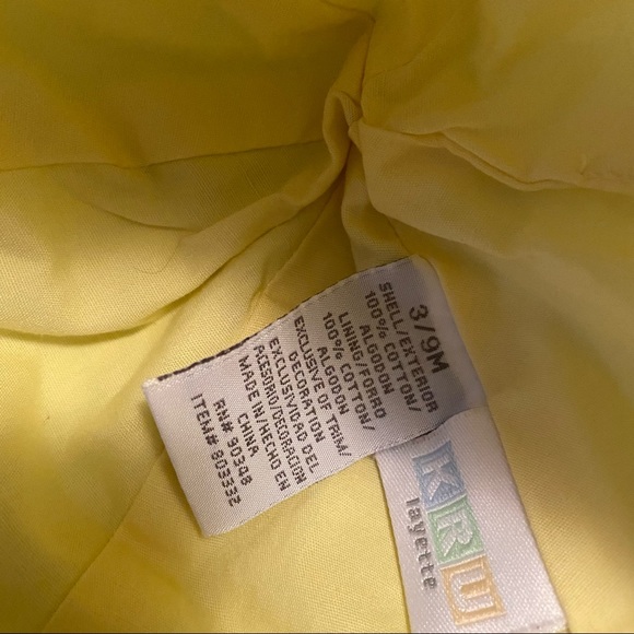 🔥CLEARANCE🔥 Baby Turtle Baseball Cap - Yellow & Green - 3/9 Mths - Cute 🐢 🥰 - Picture 4 of 7